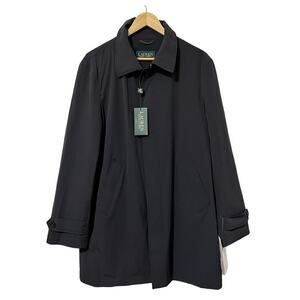 Lauren‎ Ralph Lauren Men's Stanza Classic Fit Raincoat Size 38 SHORT Black NEW